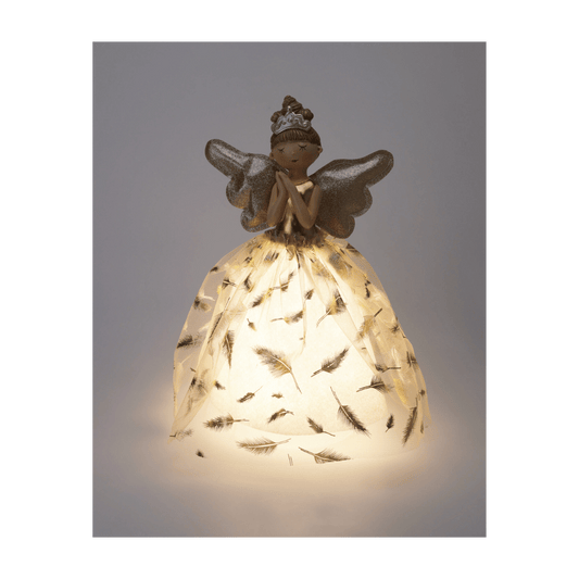 Alpha 55 Ange Lumineux LED Doré – Décoration Noël Élégante