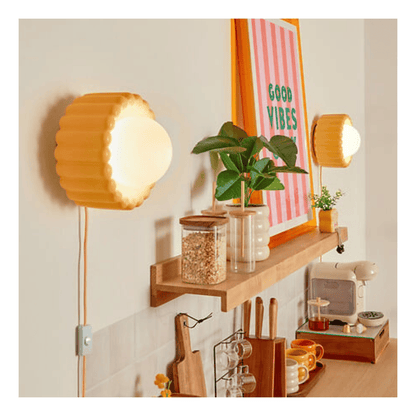 Alpha 55 Applique Murale Lotta Ø23 cm en Céramique