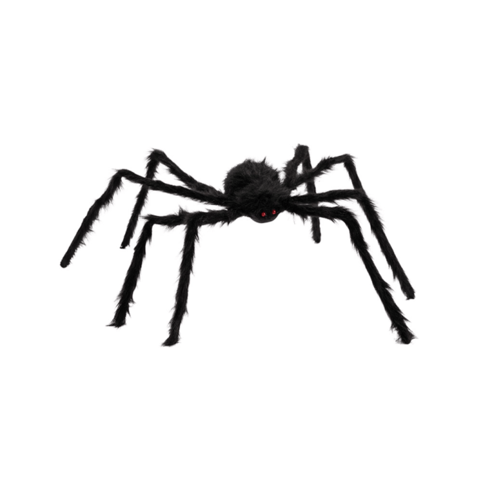 Alpha 55 Araignée Géante Poilue Noire 100 cm – Halloween