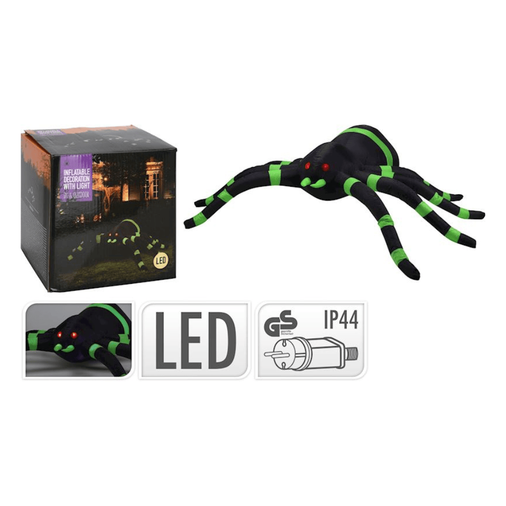 Alpha 55 Araignée Gonflable avec Ventilateur 240 cm Halloween