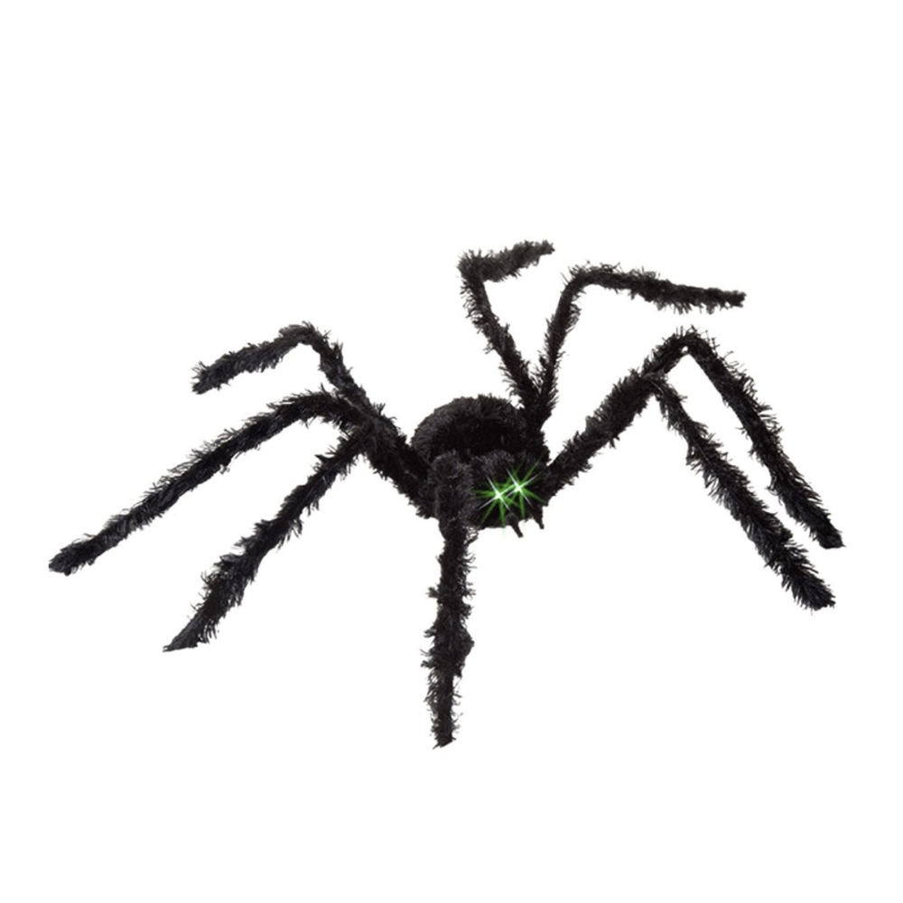 Alpha 55 Araignée poilue Noir Araignée Poilue 90 cm – Décoration Halloween