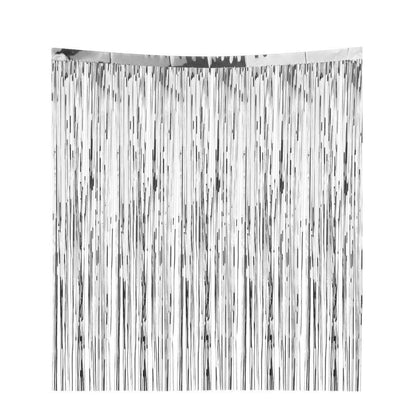 Alpha 55 Argent Guirlande Lametta de Noël – Décoration scintillante festive