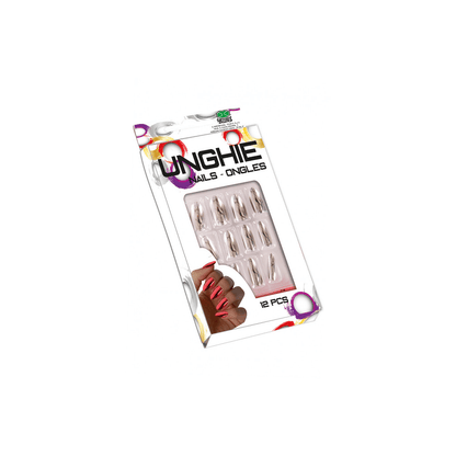 Alpha 55 Argent Halloween faux-ongles métallique