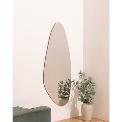 Alpha 55 Argent Miroir organique biseauté Aidan élégant