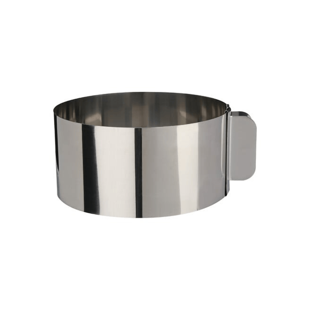 Alpha 55 Argent Moule à manqué rond extensible en inox – Ajustable
