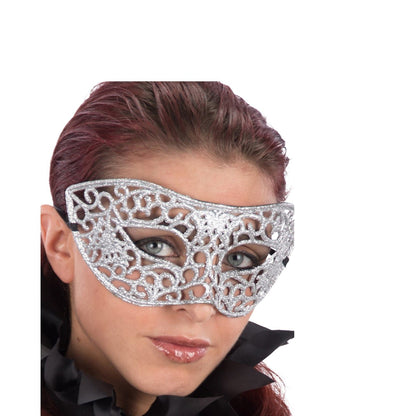 Alpha 55 Argenté Masque Venise ajouré (5 coloris)