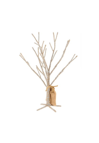 Alpha 55 Argenté Petit arbre lumineux à LED