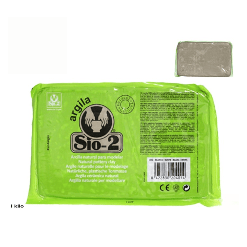 Alpha 55 Argile air-dry 1kg blanc – Loisirs créatifs