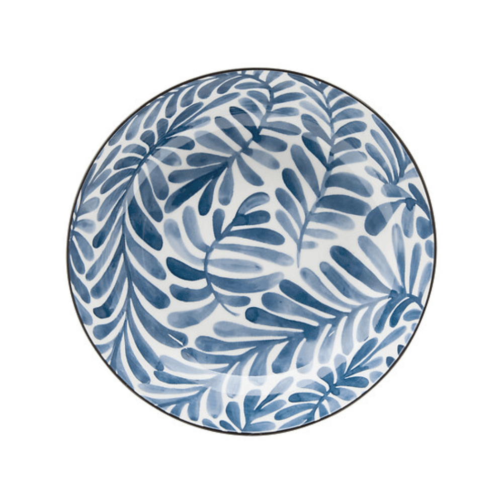 Alpha 55 Assiette creuse Umami feuille design nature