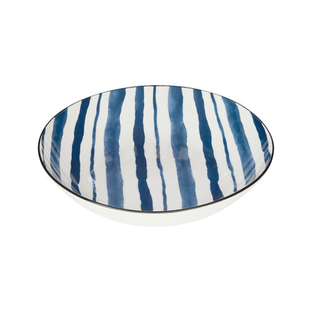 Alpha 55 Assiette creuse Umami rayures design moderne