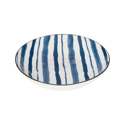 Alpha 55 Assiette creuse Umami rayures design moderne