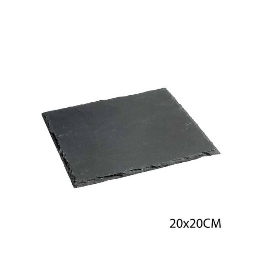 Alpha 55 Assiette de présentation ardoise – Style moderne