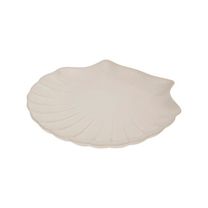 Alpha 55 Assiette de Présentation Coquillage en Grès