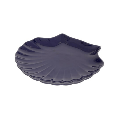 Alpha 55 Assiette de Présentation Coquillage en Grès