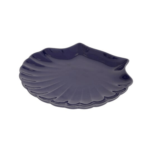 Alpha 55 Assiette de Présentation Coquillage en Grès