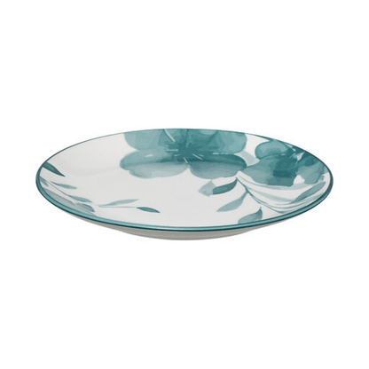 Alpha 55 Assiette dessert Lily en porcelaine blanche élégante