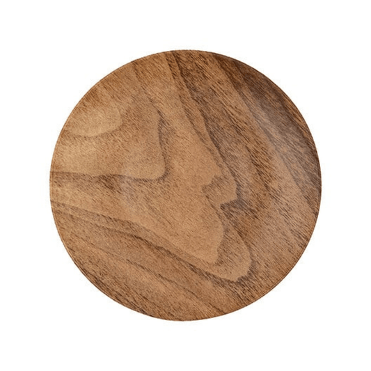 Alpha 55 Assiette dessert Mood effet bois design