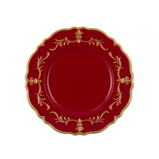 Alpha 55 Assiette en Plastique Mila Rouge – Pratique & Festive