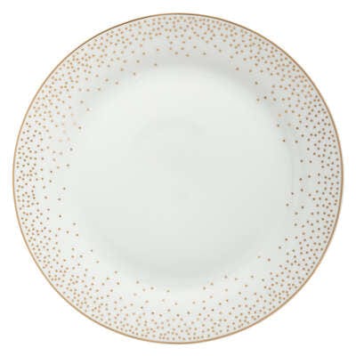 Alpha 55 Assiette plate jeanne D27 or