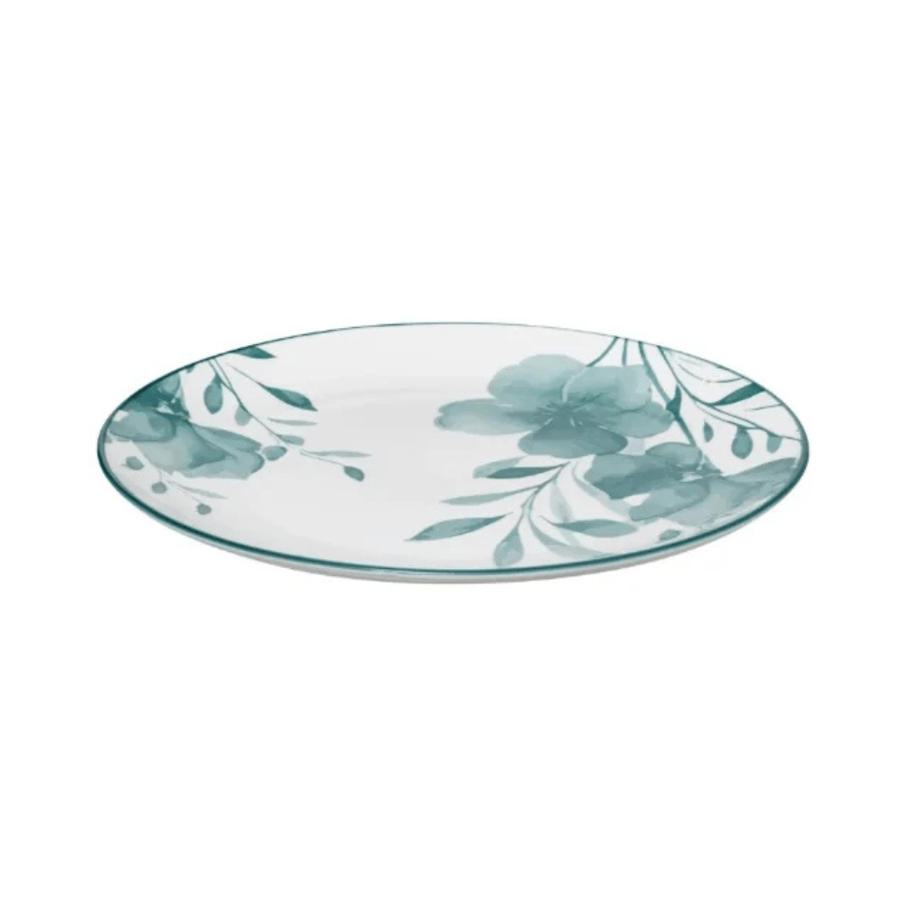 Alpha 55 Assiette plate Lily blanc en porcelaine élégante