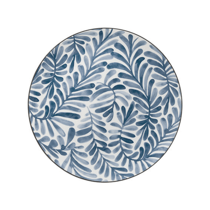 Alpha 55 Assiette plate Umami feuille design naturel