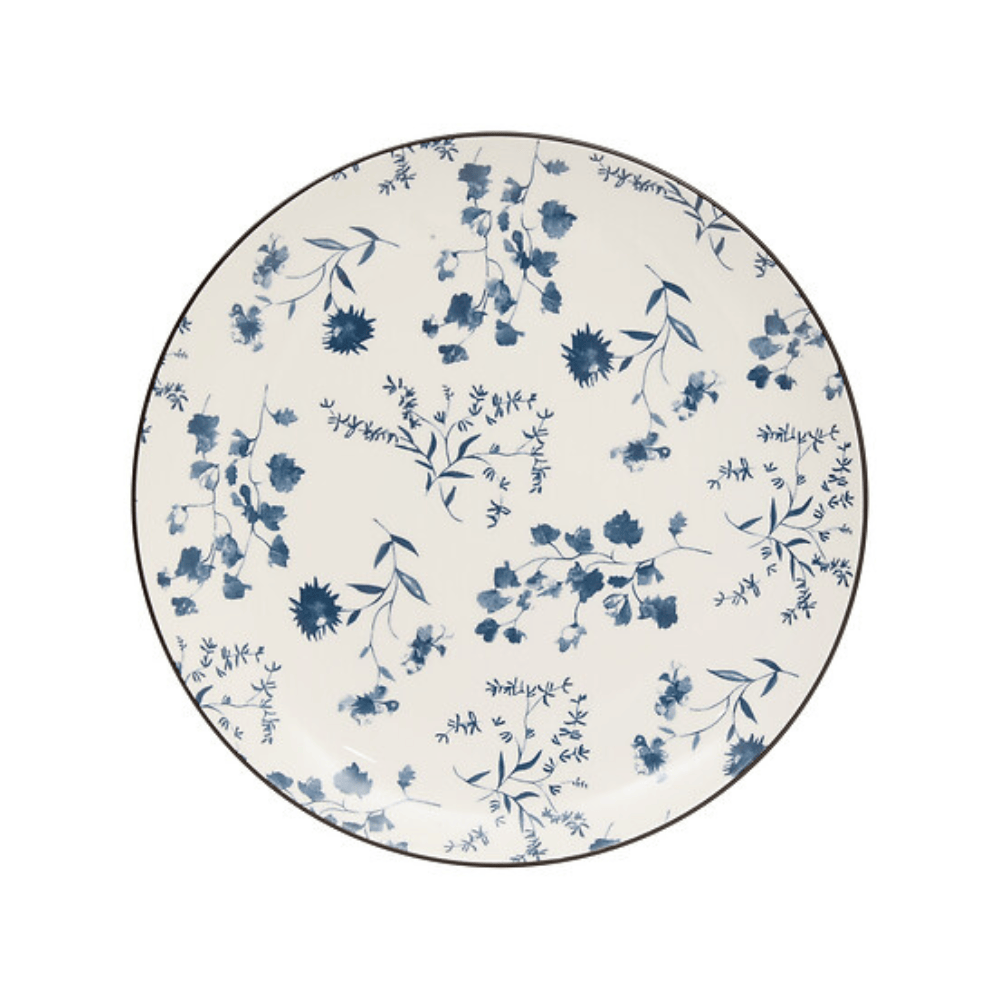 Alpha 55 Assiette plate Umami fleur design élégant