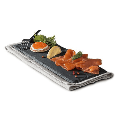 Alpha 55 Assiette présentation ardoise élégante