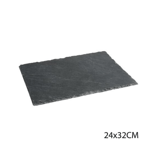 Alpha 55 Assiette présentation ardoise élégante