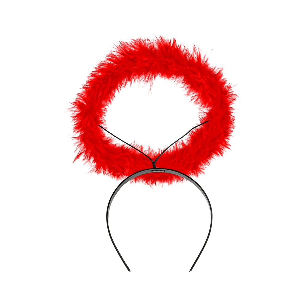 Alpha 55 auréole Rouge Auréole en marabout rouge