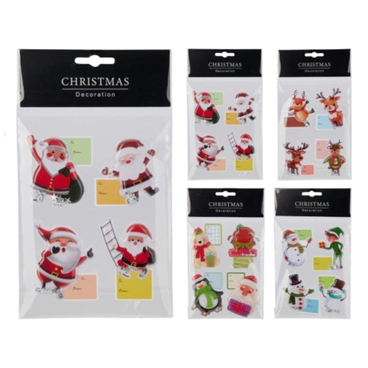 Alpha 55 Autocollants décoratifs Noël 3D – Ambiance festive