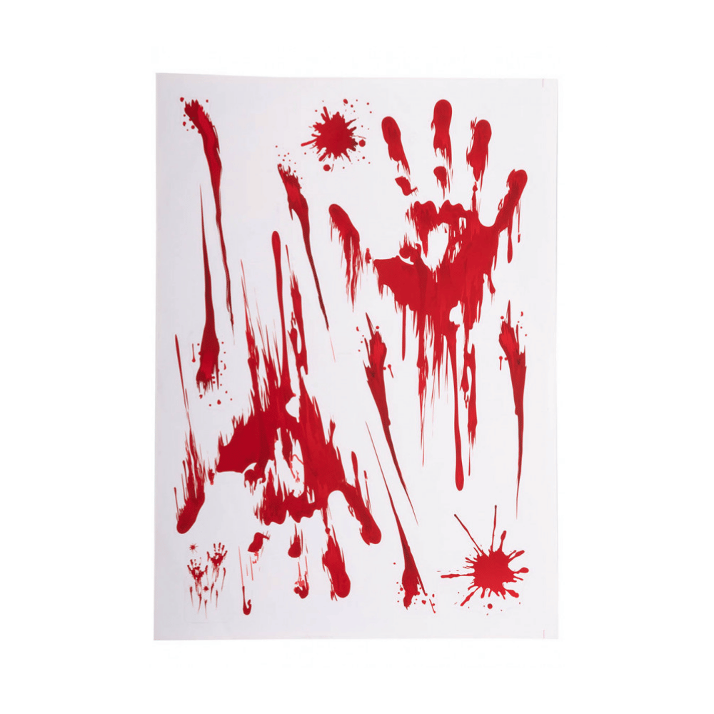 Alpha 55 Autocollants empreintes sanglantes Halloween