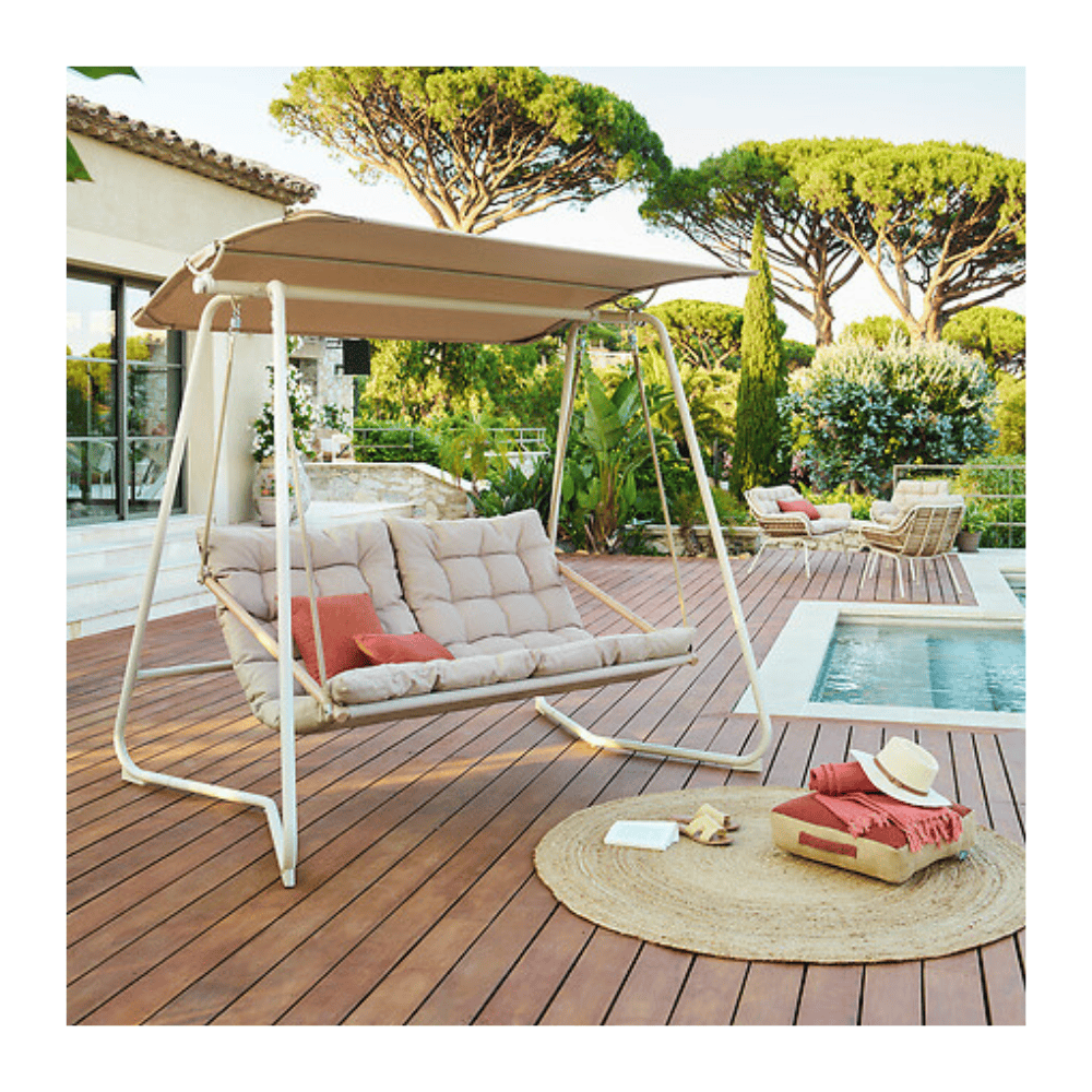 Alpha 55 Balancelle Paopao confortable jardin extérieur