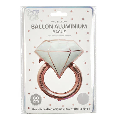 Alpha 55 Ballon en aluminium en forme de bague, 80 cm