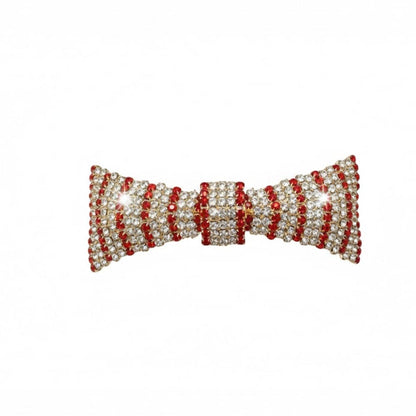 Alpha 55 Barrette strass bicolore – Élégance scintillante