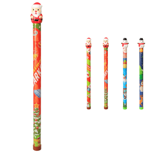Alpha 55 Bâton Musical Noël – Père-Noël et Bonhomme