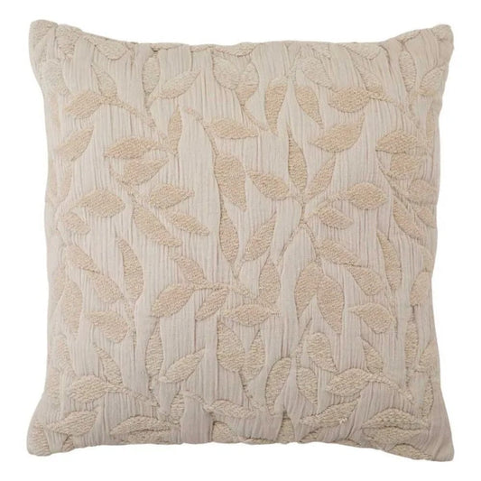 Alpha 55 Beige Coussin Déco Jacquard "lethon"