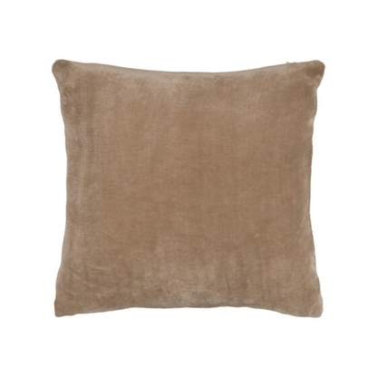 Alpha 55 Beige Lin Coussin Flanelle Ollis 38 x 38 cm en Polyester