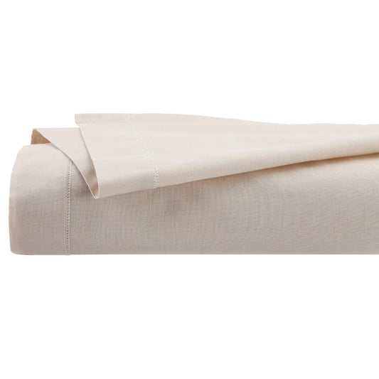 Alpha 55 Beige Lin Drap Plat 1 Personne en Coton 180 x 290 cm