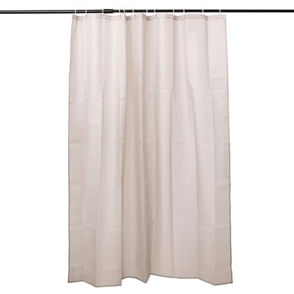 Alpha 55 Beige Lin Rideau de Douche Pratique et Décoratif