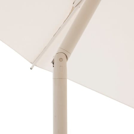 Alpha 55 Beige Parasol droit Soya Ø220 cm Blé