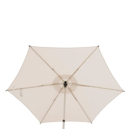 Alpha 55 Beige Parasol droit Soya Ø220 cm Blé
