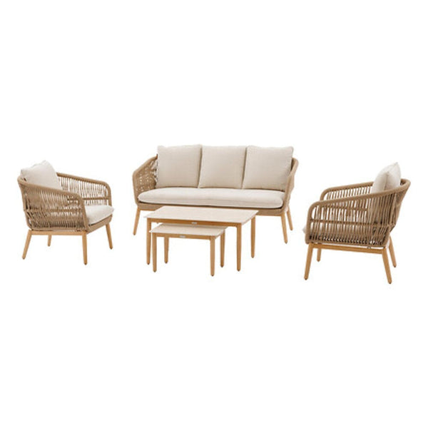 Alpha 55 Beige Salon de jardin 5 places "Orissa"