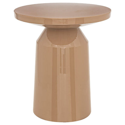 Alpha 55 Beige Table d'appoint totem en métal