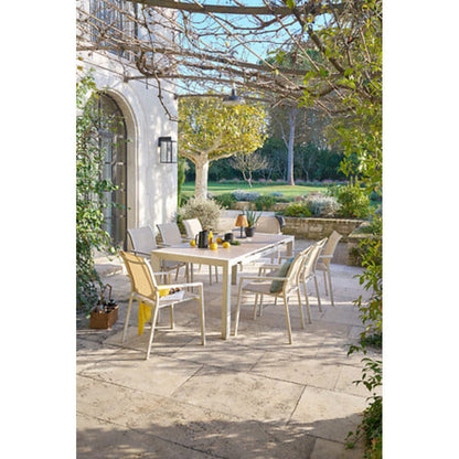 Alpha 55 Beige Table de jardin extensible "Évasion"