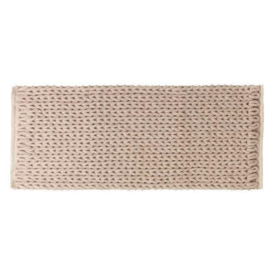 Alpha 55 Beige Tapis de bain 50x120 cm EPAIS