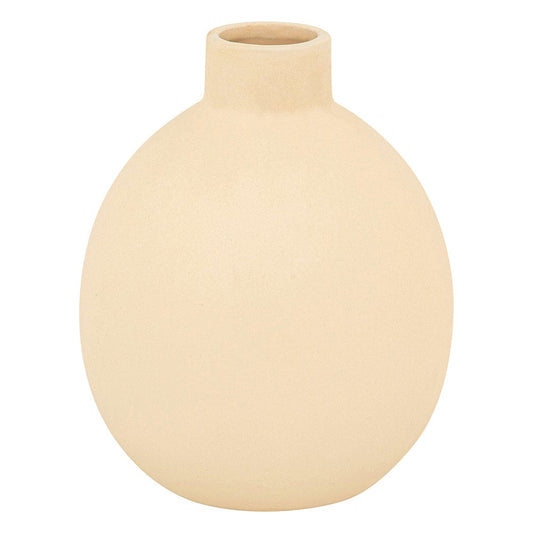 Alpha 55 Beige Vase Céramique Élégant