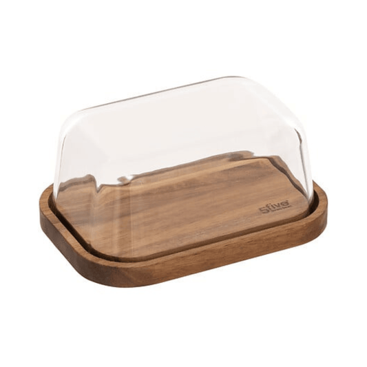 Alpha 55 Beurrier Harmony acacia et verre transparent