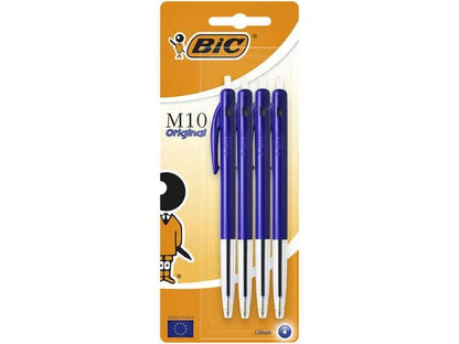 Alpha 55 BIC M10 Original Stylo x4 Bleu