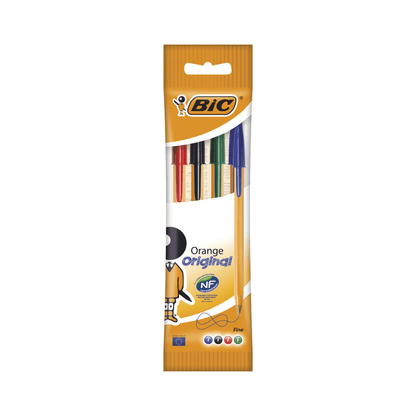 Alpha 55 BIC orange original stylo x4