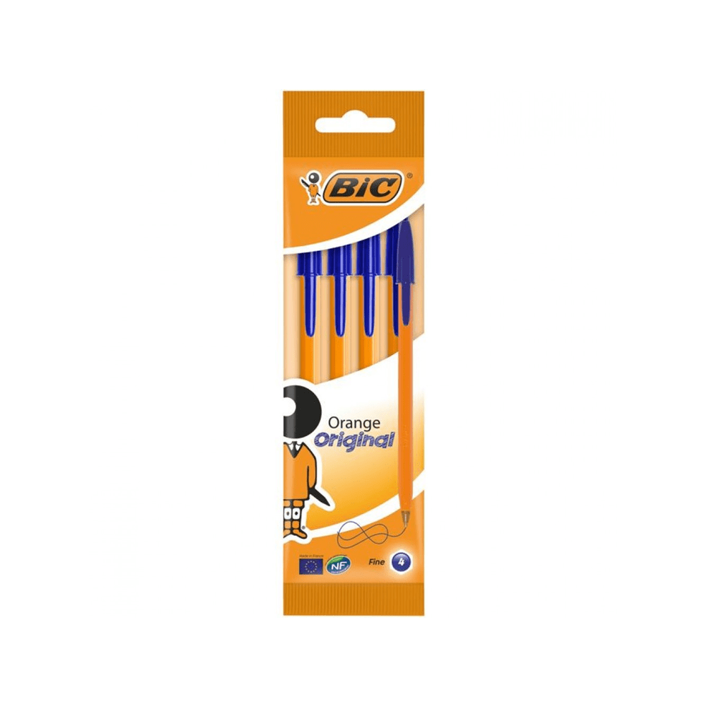 Alpha 55 BIC orange original stylo x4 bleu